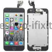 For iPhone 6 Complete Black LCD Display Touch Screen Digitizer HomeButton Camera