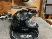 Gmax GM-11S Dual Sport Snow Helmet Black Size Large DOT G2115026