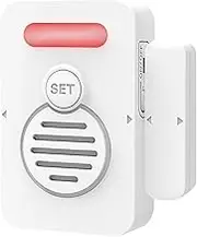Fridge Alarm - Window Ajar Alarm with Adjustable Voice Reminders,Close Door Reminder, Voice Alert When Left Open, Window Sensor for Home Business