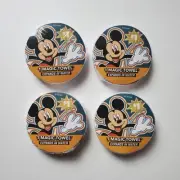 Lot of 4 Mickey Mouse Magic Towels Party Favors New Washcloth Expands In Water
