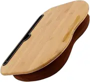 NOLITOY Pc Multifunctional Desk Wooden Bean Bag Lap Tray Laptop Storage Rack Portable Padded Lap Trays Laptop Cushion Tray Tablet Holder Stand Tablet Mount Notebook Bamboo Cups and Saucers
