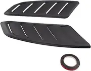 2X Car Air Intake Scoop Bonnet Hood Vent Front Hood Vent Fit,Compatible For Ford Mustang 2015-2017 Panel Trim
