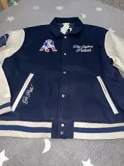 Abercrombie & Fitch New England Patriots Varsity Bomber Jacket XXL