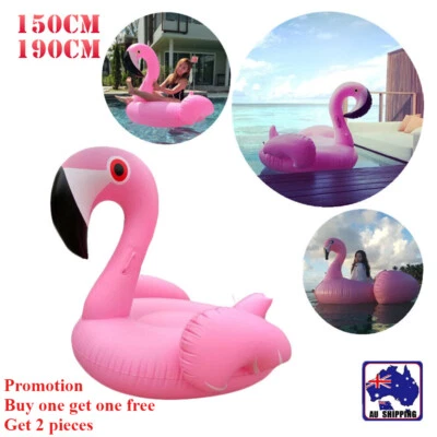 150cm 190cm Giant Flamingo Ride on Inflatable Float Swimming Pool Bird 1 Pieces