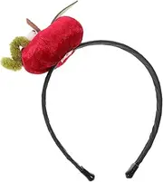 Kisangel Retro Apple Hair Accessories Nutcracker Costume Fruits Girl Christmas Outfit Headbands for Costumes Christmas Clothing Hair Ribbons Bow Hair Clips Headbands Zinc Alloy