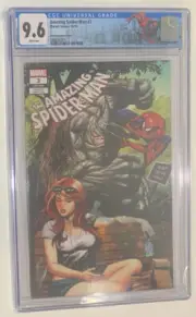 Marvel Amazing Spiderman #3 Tyler Kirkham Variant Graded 9.6 CGC Comic