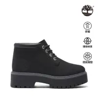 在飛比找momo購物網優惠-【Timberland】女款黑色 Stone Street 