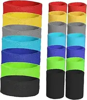 [BESPORTBLE] 7 Sets Sports Headband Wrist Guard Set Head Sweat Bands for Men Gym Headband Sweat Bands Wrist Sweatband Sweatbands for Women Polyester Cotton