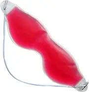 SAFIGLE Eyemask Therapy Eye Mask Ice Eye Mask Therapeutic Eye Mask Cooling Eye Mask Gel Eye Mask Red