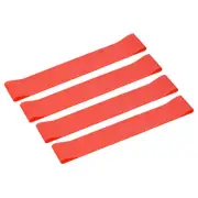 Anti Slip Chair Bands, Flexible Elastic Latex Bands 250mmx0.5mm, Red 4pcs