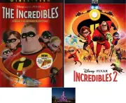 Disney Pixar The Incredibles 1 One & 2 Two DVD Set New