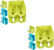 HOLIDYOYO 2sets Refrigerator Bottle Rack Drinks Can Bin Soda Can Basket Fridge Dispenser 4pcs*2