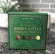 LIMITED SEASONAL TRADER JOE'S BOOZY LITTLE CHOCOLATE TRUFFLES ASSORTMENT 7.4 OZ