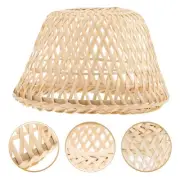 Bamboo Lantern Lampshade Small Lampshades for Wall Lights Rattan Vintage