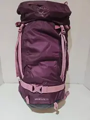 Osprey Sportlite30L Backpack. Aubergine Purple.