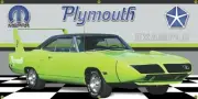 1970 PLYMOUTH SUPERBIRD ROADRUNNER LIMELIGHT GARAGE SCENE BANNER SIGN ART MURAL