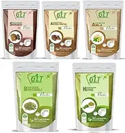 Amla, Reetha, Shikakai, Bhringraj, Henna Powder For Hair Natural Combo Pack of 5 -50gm Each (250gm)