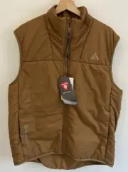 NewNike ACG Rope De Dope Primaloft Full Zip Vest Brown/Gold Coyote Men’s Medium