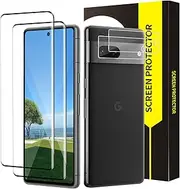 Bodyguard Pack of 2 + 2 Screen Protectors for Google Pixel 7 Pro 5G, 3D Curved Edges, Anti-Bubble, Ultra Resistant Pixel 7 Pro Protective Glass, High Sensitivity Anti-Dirt Glass Screen Protector