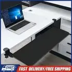 Slide Out Computer Keyboard Drawer with C Clamp Mount Under Desk Keyboard Drawer