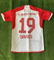 Alphonso Davies Signed 2023/2024 Bayern Munich Signed Jersey