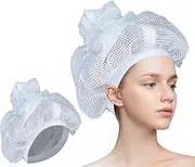 Net Plopping Cap for drying curly hair,adjustable net cap for quick hair drying towel shower cap