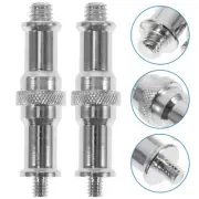 2 Pcs Threaded Reducer Screw Adapter Light Stand Accessories