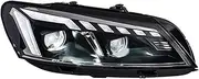 Headlight Assembly Compatible with VW Passat 2011-2013 LED DRL LED Dual Beam Lens LED Sequential Turn Signal LED Lens High Beam