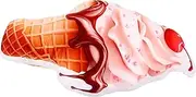 Ice Cream Shape Plush Throw Pillow Cartoon Cushion for Soft Stuffed for Bedroom Living Nursery Decor Cozy Hugging Pillow