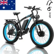 KETELES K800 Electric Bicycle 2000W Dual Motor 23AH 26" Fat Tire E-BIKE E-MTB AU