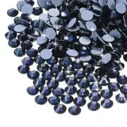 2880 Pcs Hotfix Rhinestones Flatback Crystal Glass Gems SS10 2.9mm,Deep Blue