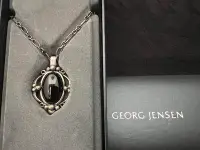 在飛比找Yahoo!奇摩拍賣優惠-Georg Jensen 喬治傑生 1989 年度寶石項鍊 