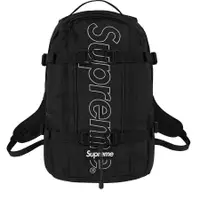 在飛比找蝦皮商城優惠-Supreme Backpack 45th 黑色 菱格 防潑