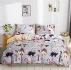 Little Dinosaurs Doona Quilt Duvet Cover Set Single Double Queen King Size Bed