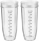 Replacement Part for Nutri Ninja Blender 2-Pack 32Oz Replacement Cups Compatible
