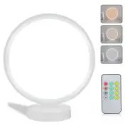 Bedside Table Lamp with Remote Control - Touch Control for Bedroom Infinite D...