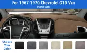 Dashboard Dash Mat Cover for 1967-1970 Chevrolet G10 Van (Brushed Suede)