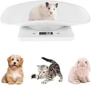 Small Pet Weighing Scale, 10kg/1g High Precision Dog Scale, Portable Digital Pet Scale, Lightweight Kitchen Digital Scale g/ml/oz/lb.oz Anti-Slip Pet Scale for Puppy Kittens Small Pet