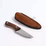 Handcrafted Mini Camping Knife 6.6" Wood Handle