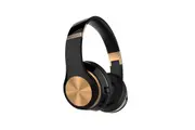 Bluetooth Wireless Headphones Over Ear Headset Noise Cancelling Earphones-Black