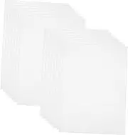 KALLORY 100Pcs Foam Pouches for Moving and Shipping Protective Packing Material for Glassware Dishes and Fragile Items Reusable Cushioning Bags