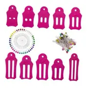 10pcs Multi-Sizes Folding Fabric and Biasing Strips Jelly Roll Sasher Tool