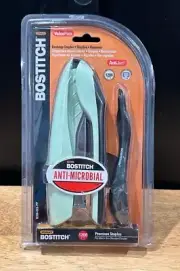 New Sealed Stapler and Stapler Remover Stanley Bostitch Anti-Microbial