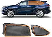 X-CAR Port Rear Window Sun Shade for Toyota Kluger 2021-2025 Magnetic Car Sun Blind Mesh
