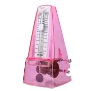 High Accuracy Mechanical Metronome with Audible Click and Bell Ring (Transpar...