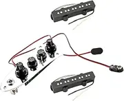 HAMPPLIES 1 Set String Bass Pickup Set Jb Humbucker for Musical Instruments Compact Design Lightweight Enhanced Sound Clarity for Bass Players Quality
