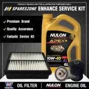 Wesfil Oil Air Fuel Filter+ 10W40 Oil Service Kit for Suzuki Vitara SV620 2.0 V6 (for: Suzuki)