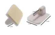 Self Adhesive Stick On End Hooks For Net Curtain Wire White Pack Of 10
