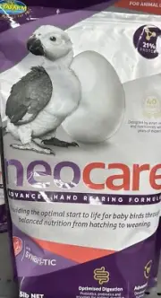 Vetafarm Neocare Hand Rearing Formula 2.5kg: Nourishing Care for Baby Birds