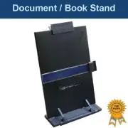 Portable Adjustable Book Document Reading Desk Holder Steel Stand - Protrait